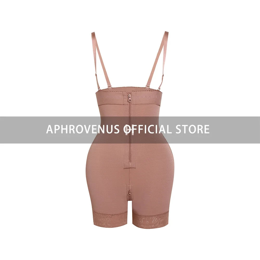 Colombian Faja Open Bust Tummy Control Zipper